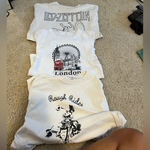 BRANDY MELVILLE Graphic Tee BUNDLE